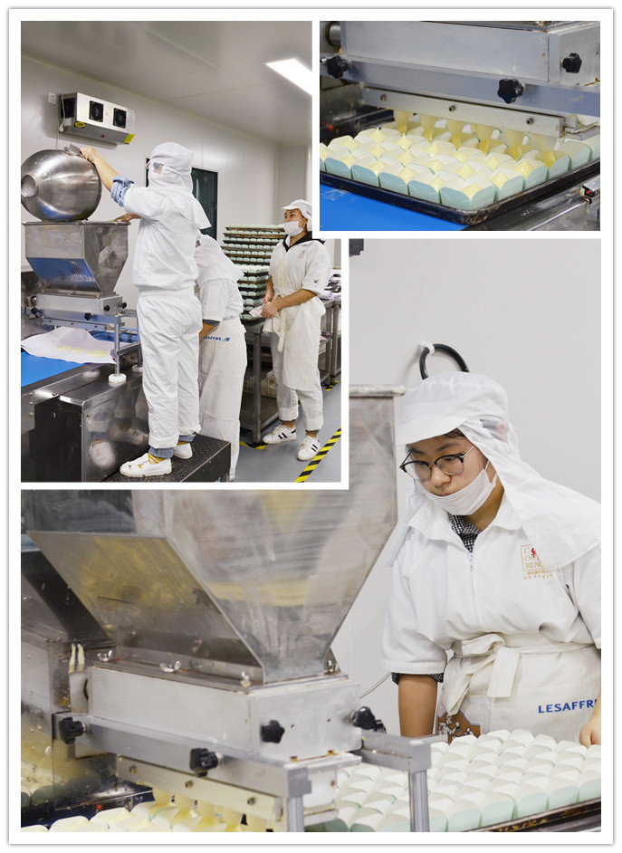 14高职烹饪班赵夏怡学徒在制作蛋糕